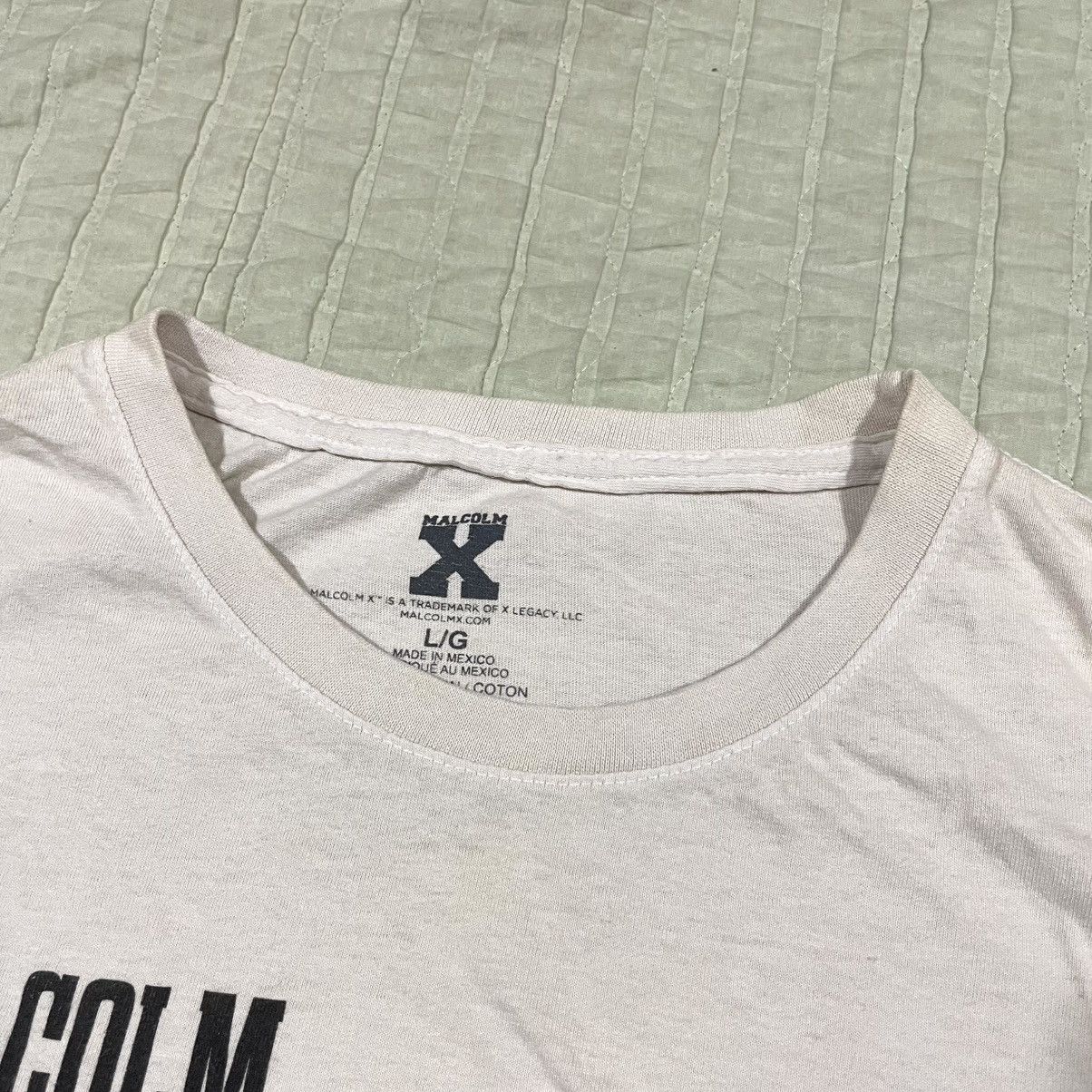 Naked & Famous Malcom X In Memory Rare T Shirt Size US XL / EU 56 / 4 - 4 Thumbnail
