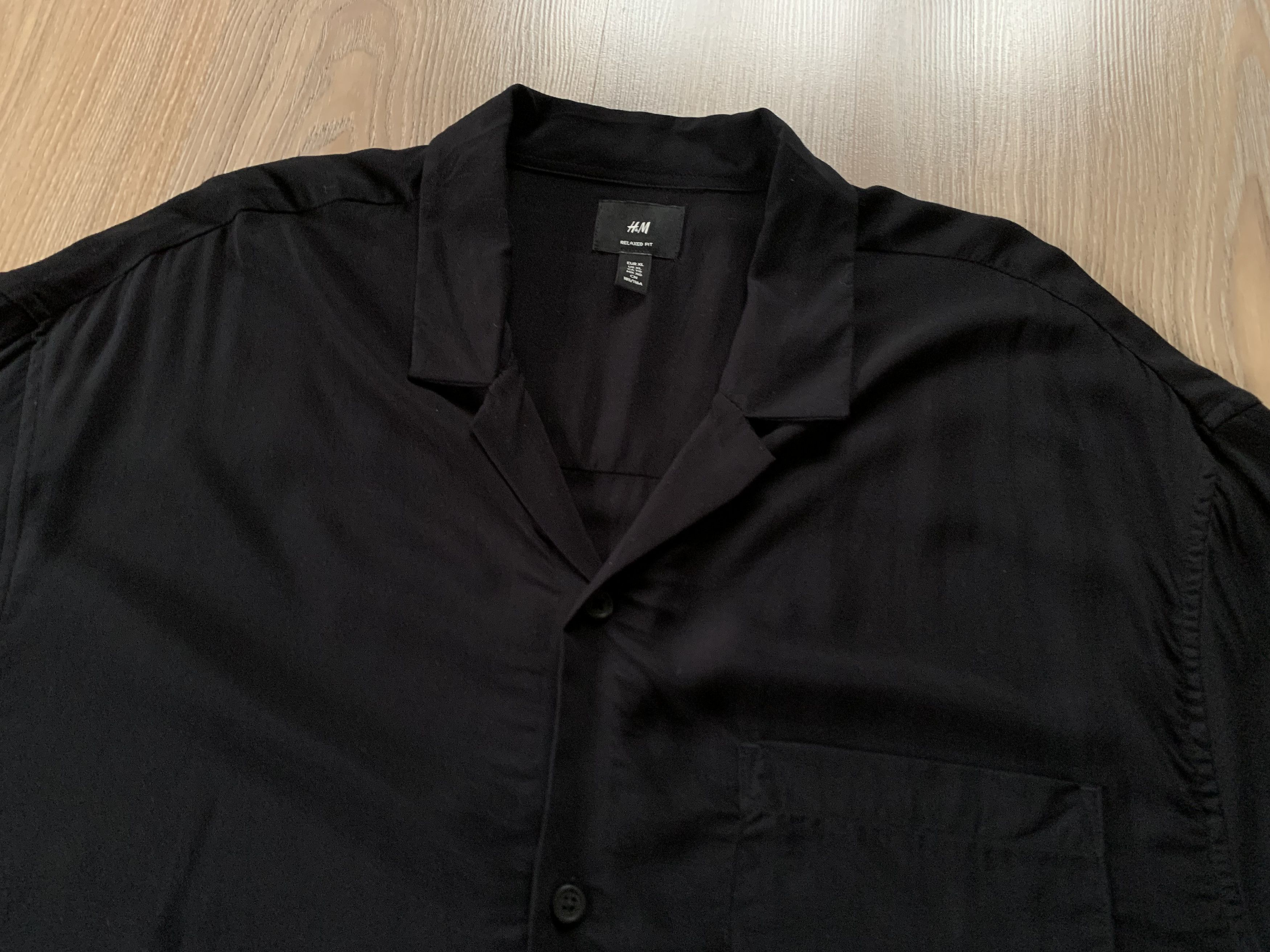 H&M H&M Black Hawaiian Shirt Size US XL / EU 56 / 4 - 4 Thumbnail
