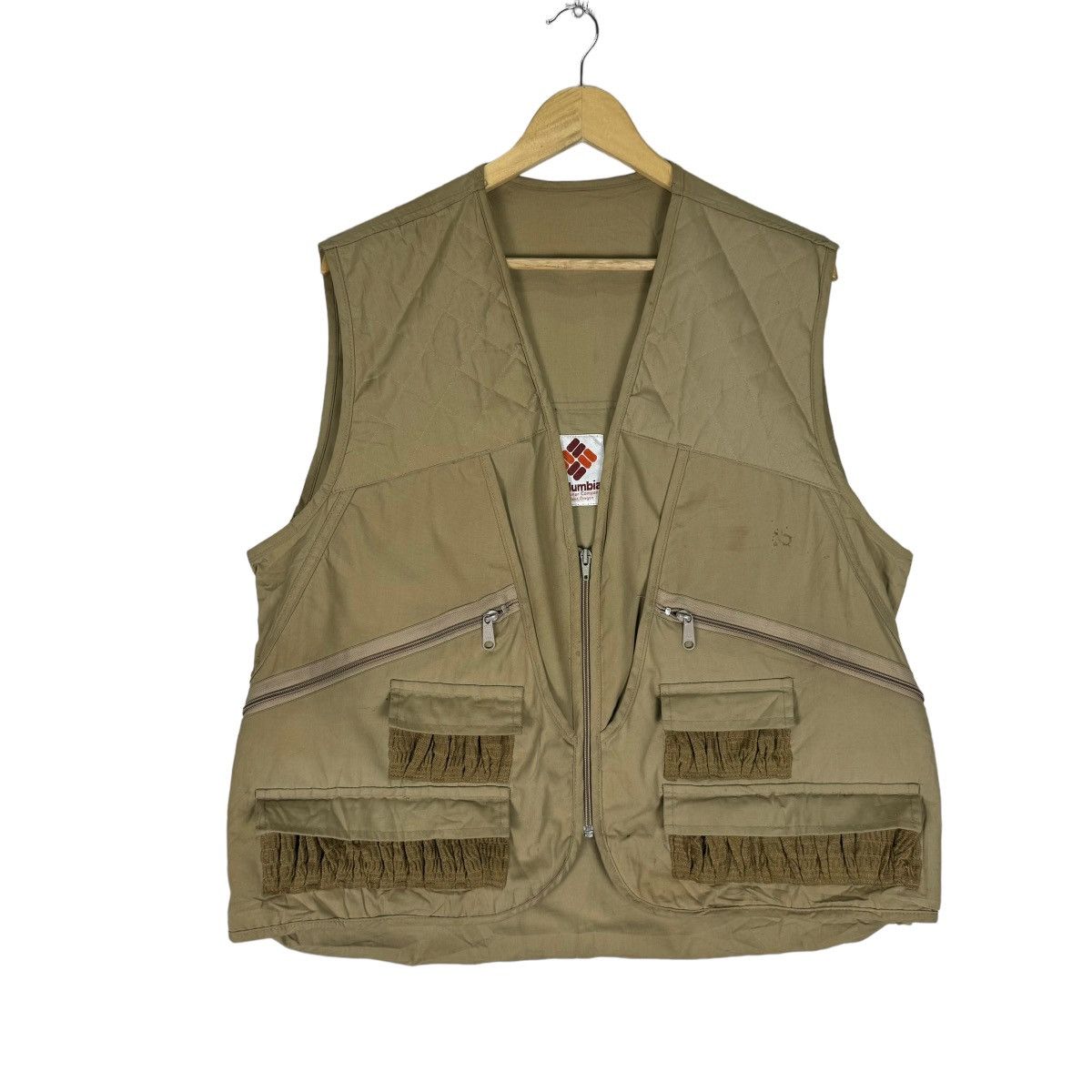 Columbia ⚡️80s COLUMBIA HUNTING UTILITY POCKET VEST Size US L / EU 52-54 / 3 - 2 Thumbnail