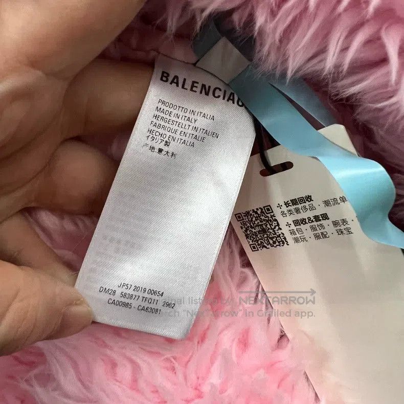 Balenciaga Balenciaga size 34 Pink Teddy Coat Size S / US 4 / IT 40 - 4 Thumbnail