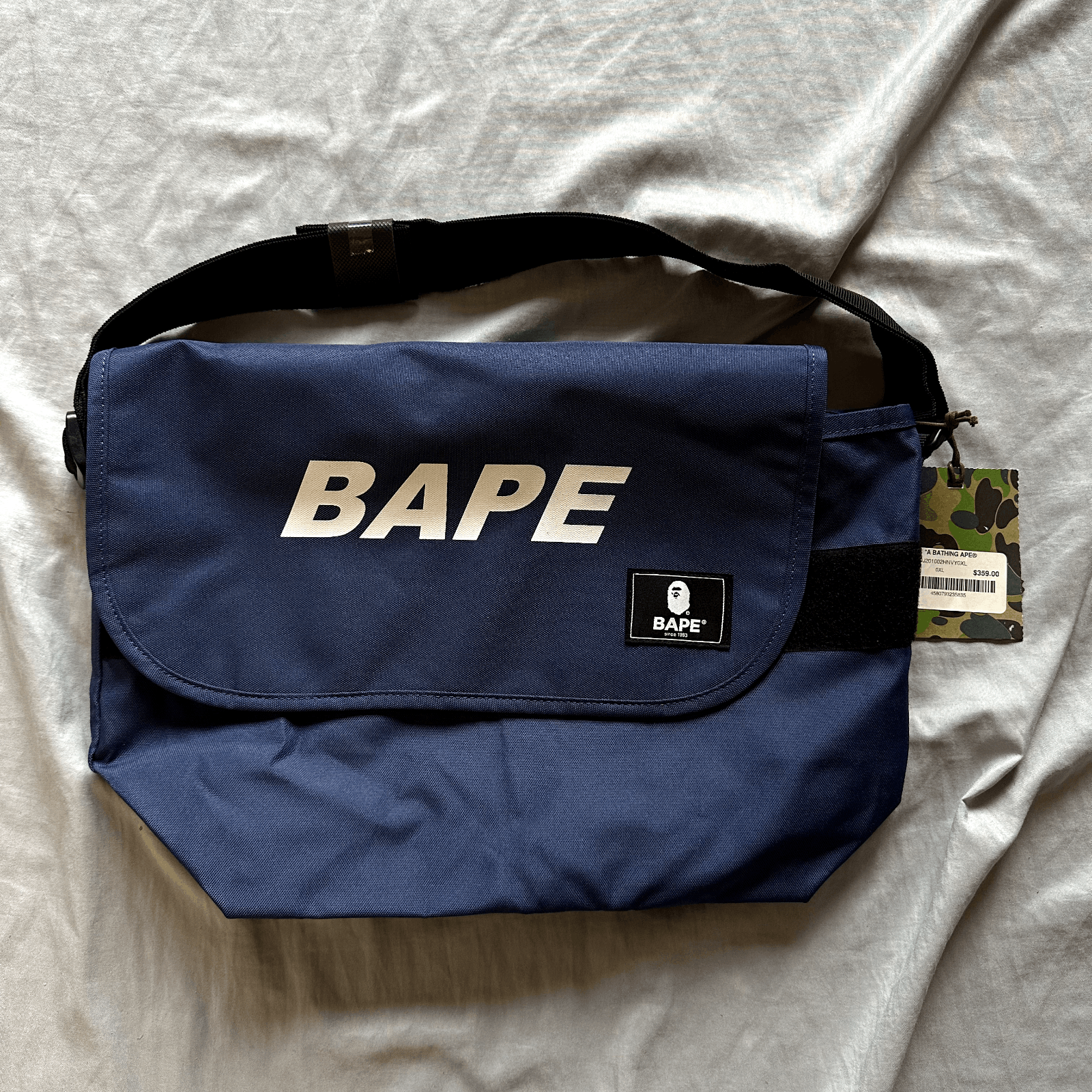 Bape BAPE Happy New Year Men's Classic Bag (SS23) Navy Size ONE SIZE - 1 Thumbnail