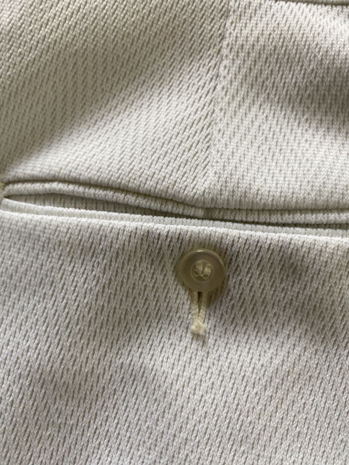 Levi's × Vintage Vintage 80’s Levi’s Mr. Levis Knit White Shorts Size US 31 - 17 Thumbnail