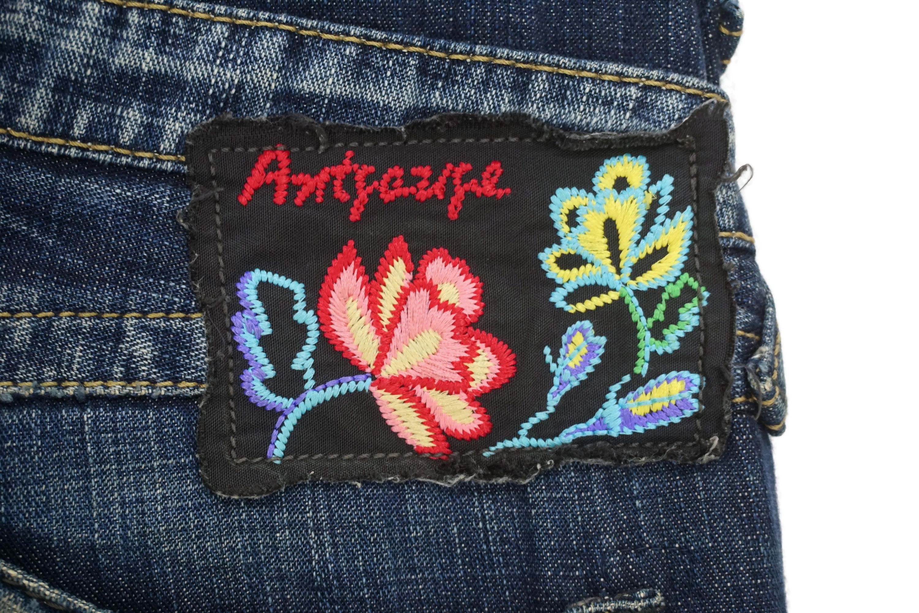 Japanese Brand Antgauge Platinum Bootcut Flare Double Waist Jeans Size US 31 - 8 Thumbnail