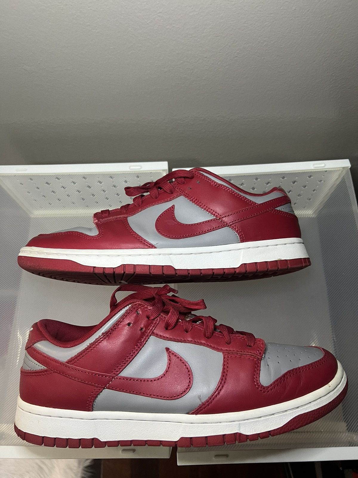 Nike Nike Dunk Low UNLV SP 2021 Nike Air Red Gray Men Size 10 Size US 10 / EU 43 - 2 Thumbnail