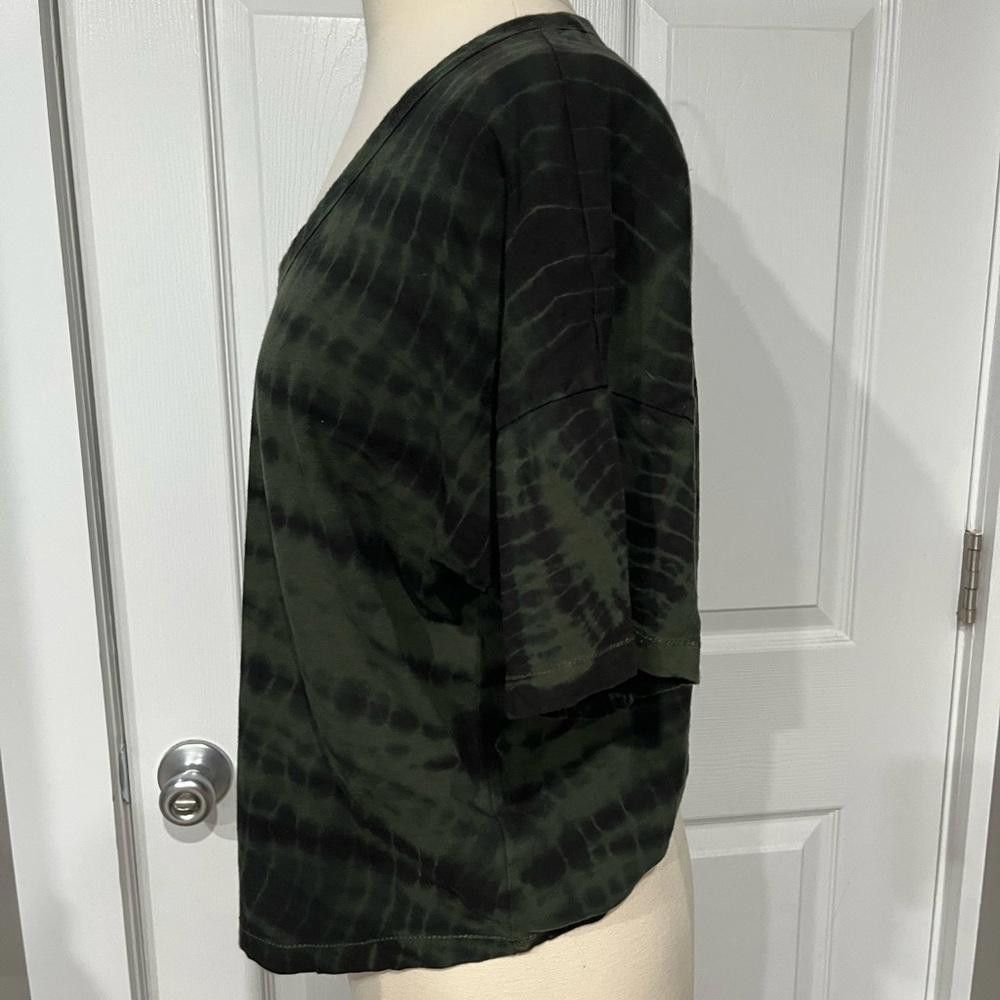 Designer Athleta Women's Green Round Neck Short Sleeve Tee Tie Dye Size S / US 4 / IT 40 - 5 Thumbnail