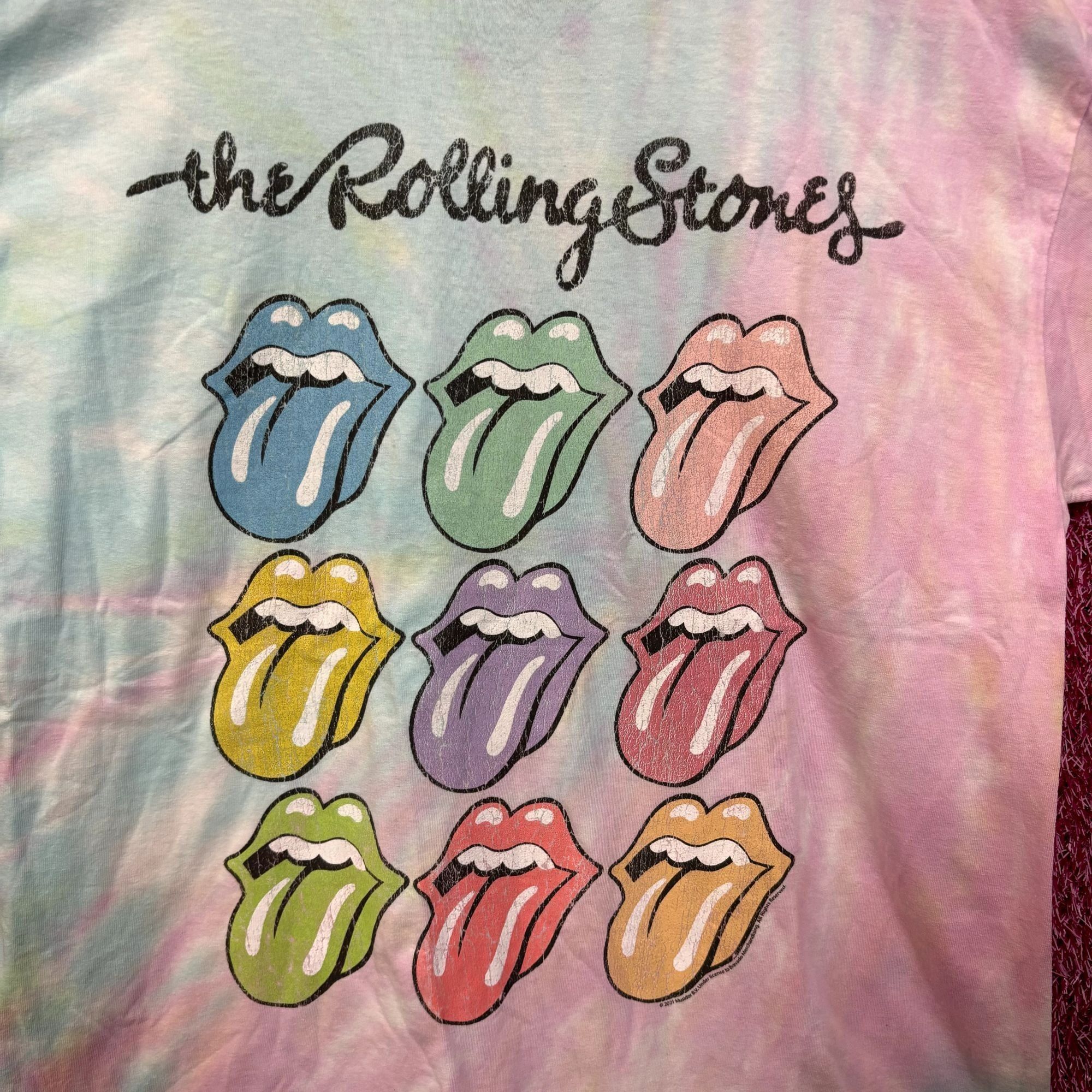 The Rolling Stones The Rolling Stones Hot Lips Pop Art Rock Pastel Tie Dye L Size US L / EU 52-54 / 3 - 2 Thumbnail