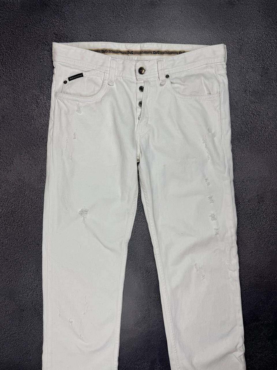 Dolce & Gabbana Vintage Dolce&Gabbana White Jeans Denim Size 34" / US 12 / IT 48 - 9 Thumbnail