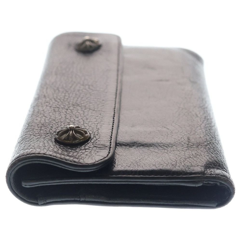 Chrome Hearts Chrome Hearts Wave Leather Wallet Black Size ONE SIZE - 3 Thumbnail