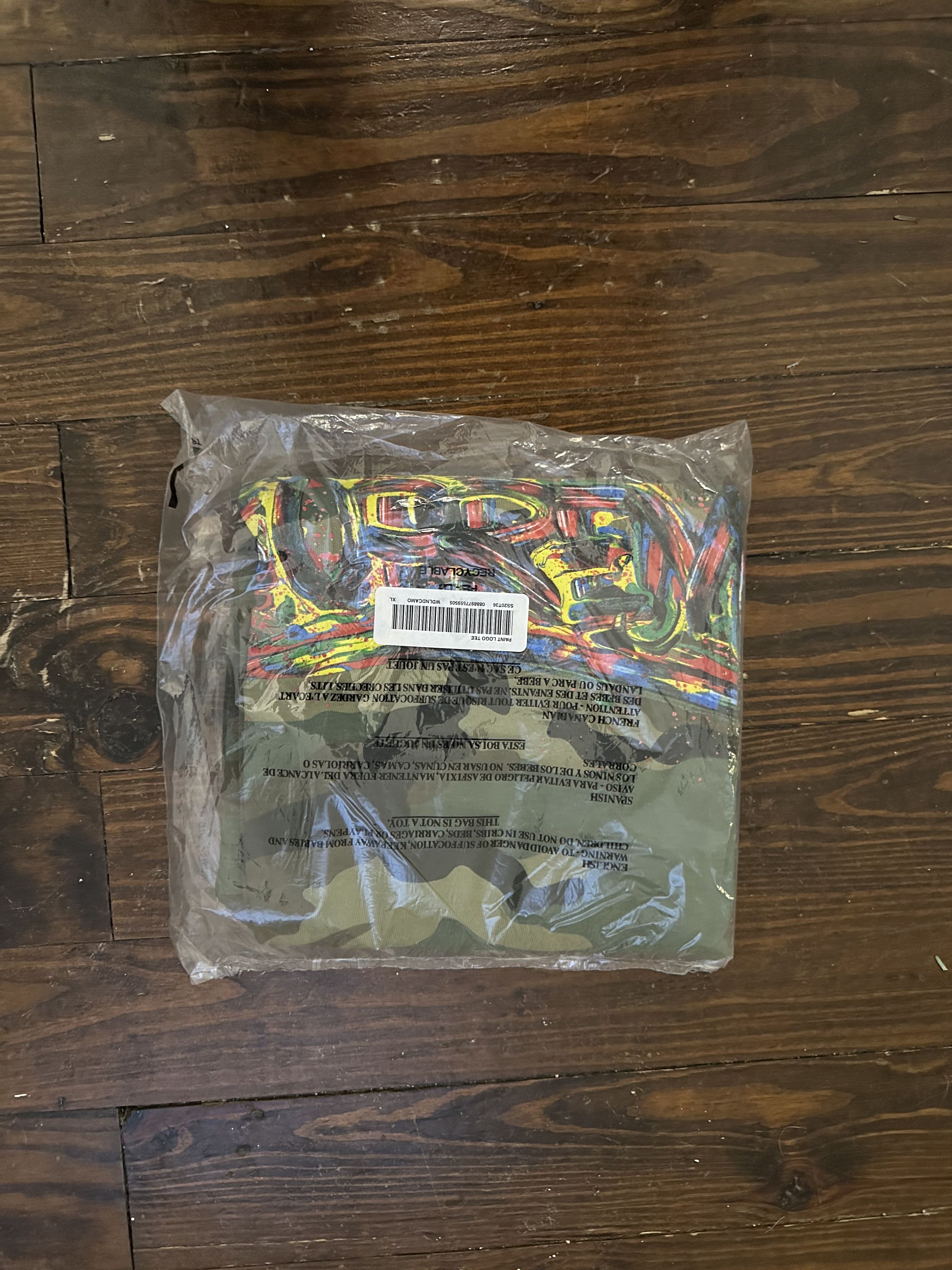 Supreme Supreme Paint Logo Tee SS20 Size US XL / EU 56 / 4 - 1 Thumbnail