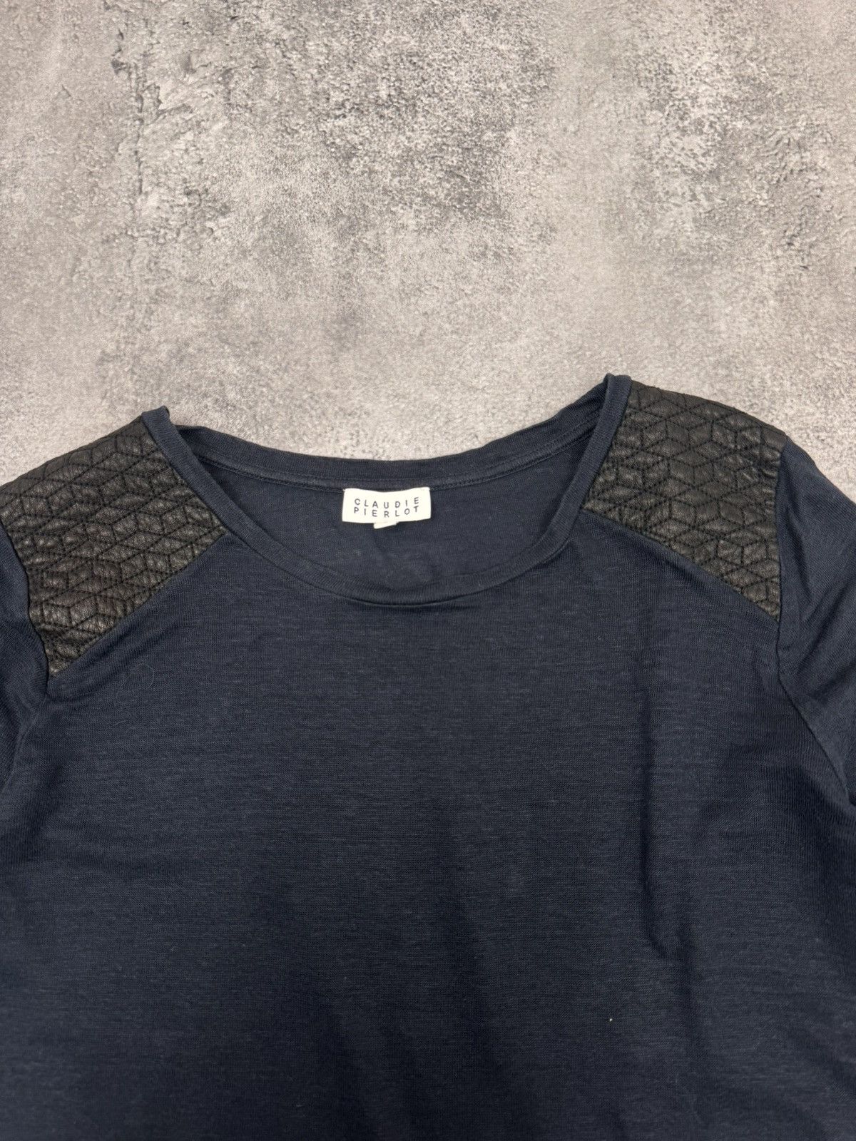 Other Claudie Pierlot Linen Women Blouse Navy Size М Size M / US 6-8 / IT 42-44 - 4 Thumbnail