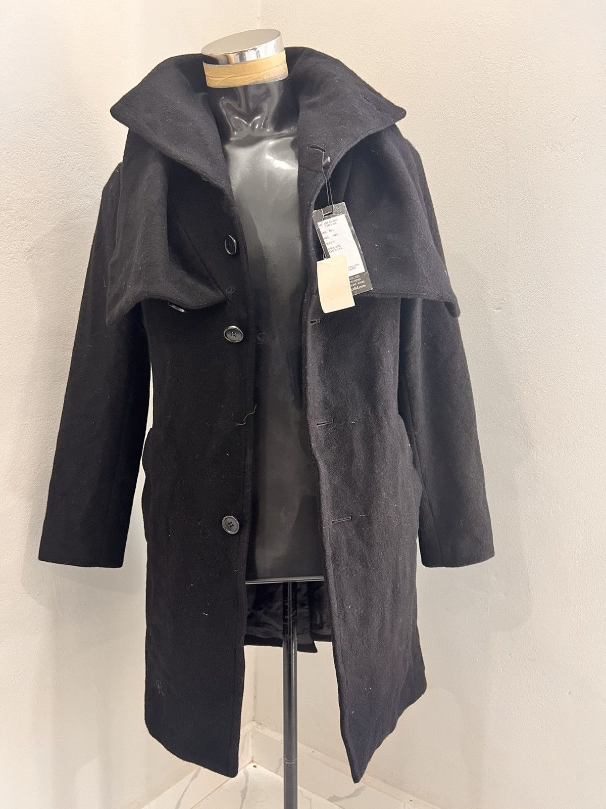 Designer × Japanese Brand GGD Japan Double Collar Wool Jacket Coat Size US M / EU 48-50 / 2 - 1 Thumbnail