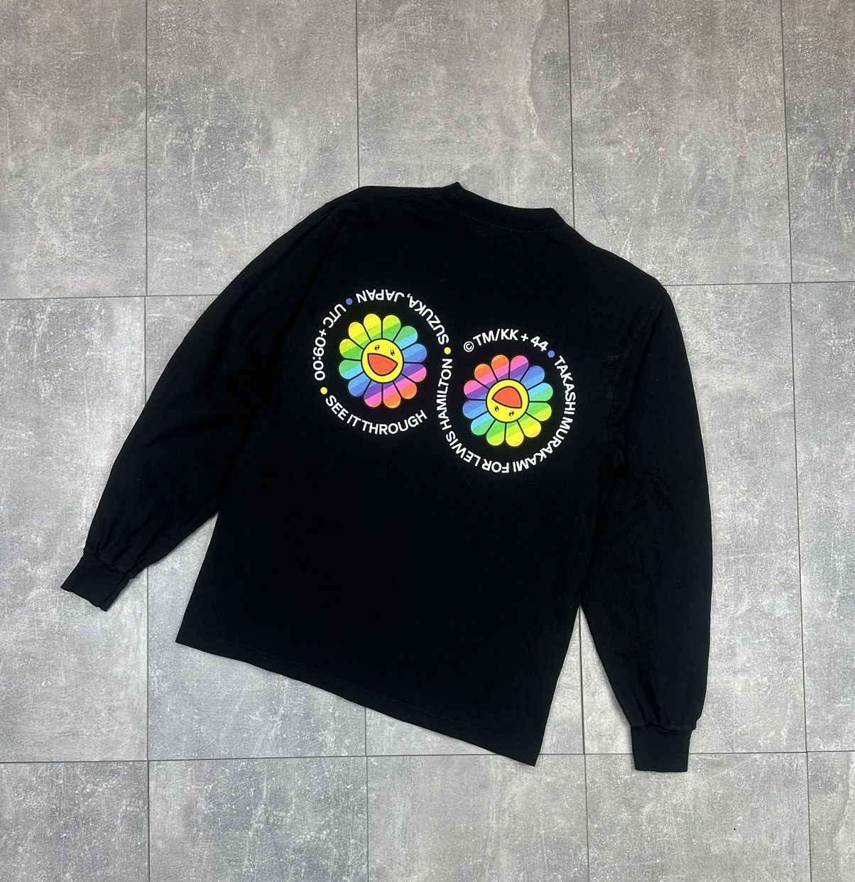 Takashi Murakami Takashi Murakami x Lewis Hamilton Long Sleeve Smile Print Size US S / EU 44-46 / 1 - 2 Thumbnail