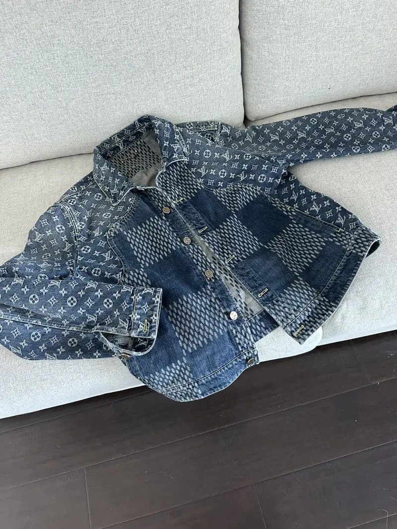 Louis Vuitton Louis Vuitton x Nigo Denim Jacket Size US L / EU 52-54 / 3 - 1 Thumbnail