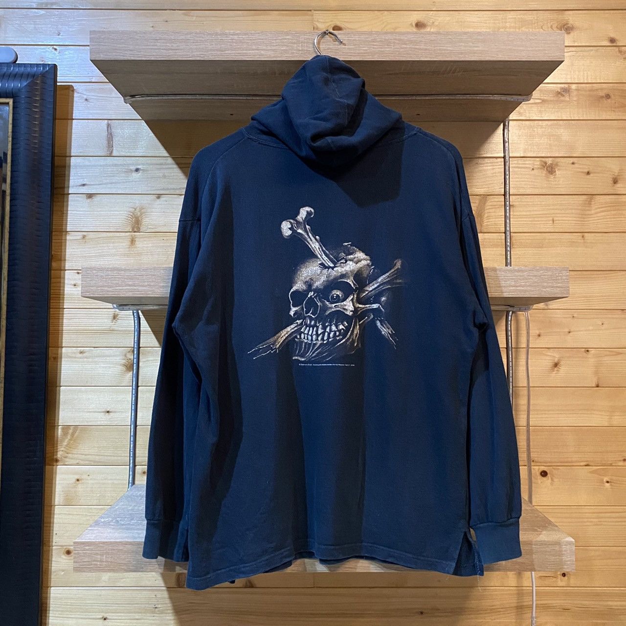 Vintage vintage skull hoodie Size US L / EU 52-54 / 3 - 2 Thumbnail