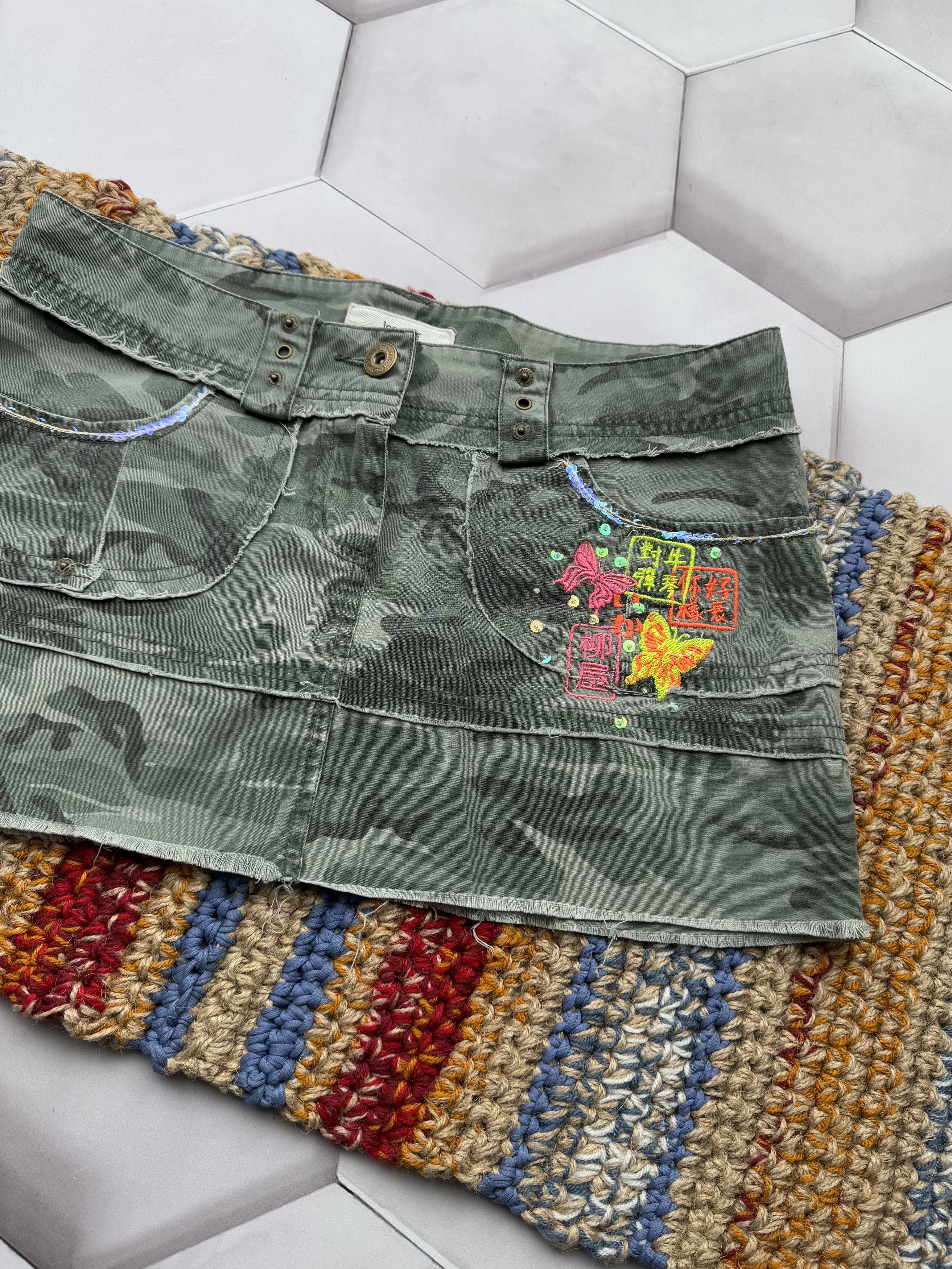 Vintage Vintage Mini Skirt (E4) Size 30" / US 8 / IT 44 - 3 Thumbnail