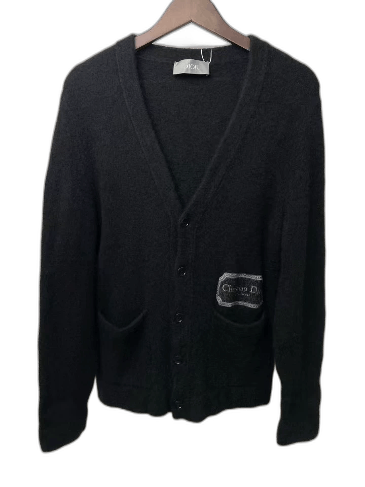 Dior Dior New Embroidered Cashmere Cardigan-2506 Size US L / EU 52-54 / 3 - 1 Thumbnail