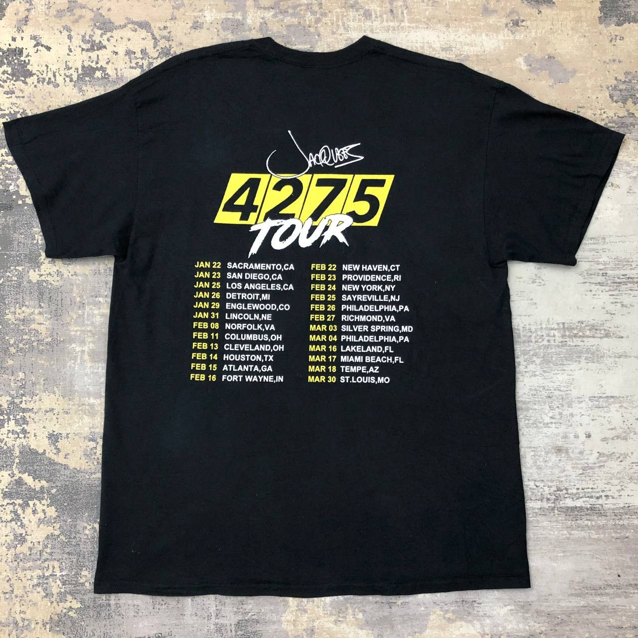 Rap Tees T409 JACQUEES 4275 LIVE TOUR TEE Size US XL / EU 56 / 4 - 2 Thumbnail