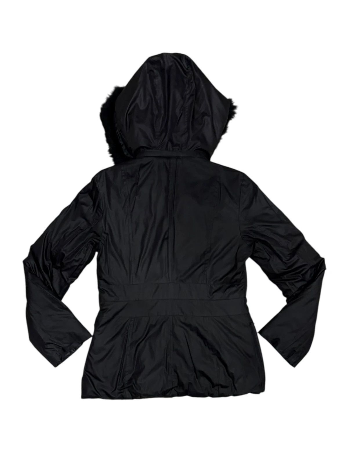 Other Japanese brand black faux fur hood thin jacket Size S / US 4 / IT 40 - 5 Thumbnail