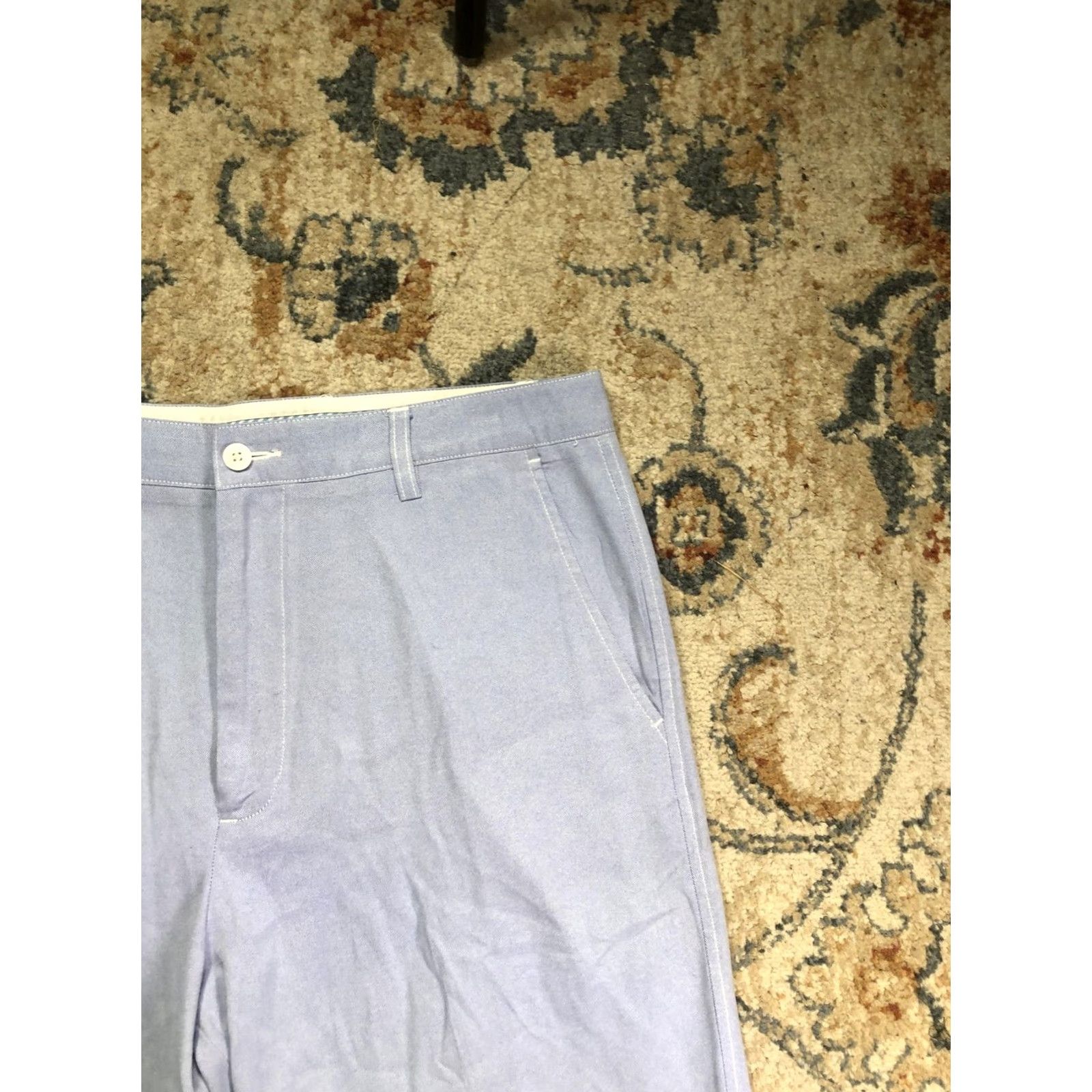 Footjoy FootJoy Shorts Mens 36 Blue Golf Chino Nylon Performance Flat Front Casual Size US 36 / EU 52 - 3 Thumbnail