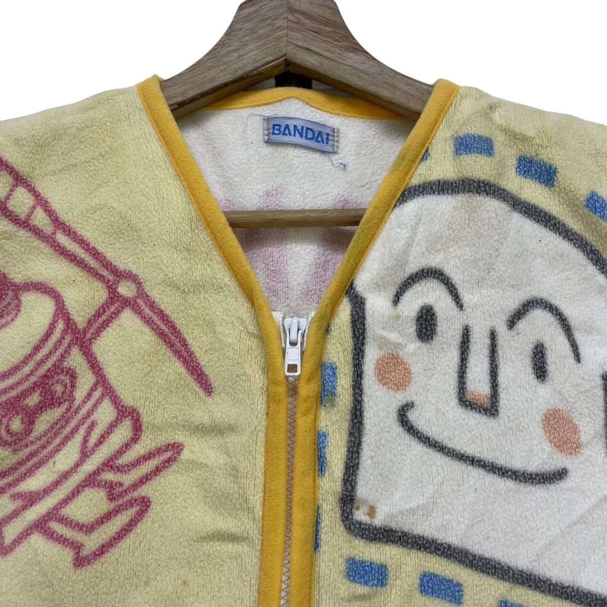 Anime × Japanese Brand × Vintage Rare Vintage Cartoon Anpanman Fleece Vest Jacket Size US S / EU 44-46 / 1 - 3 Thumbnail