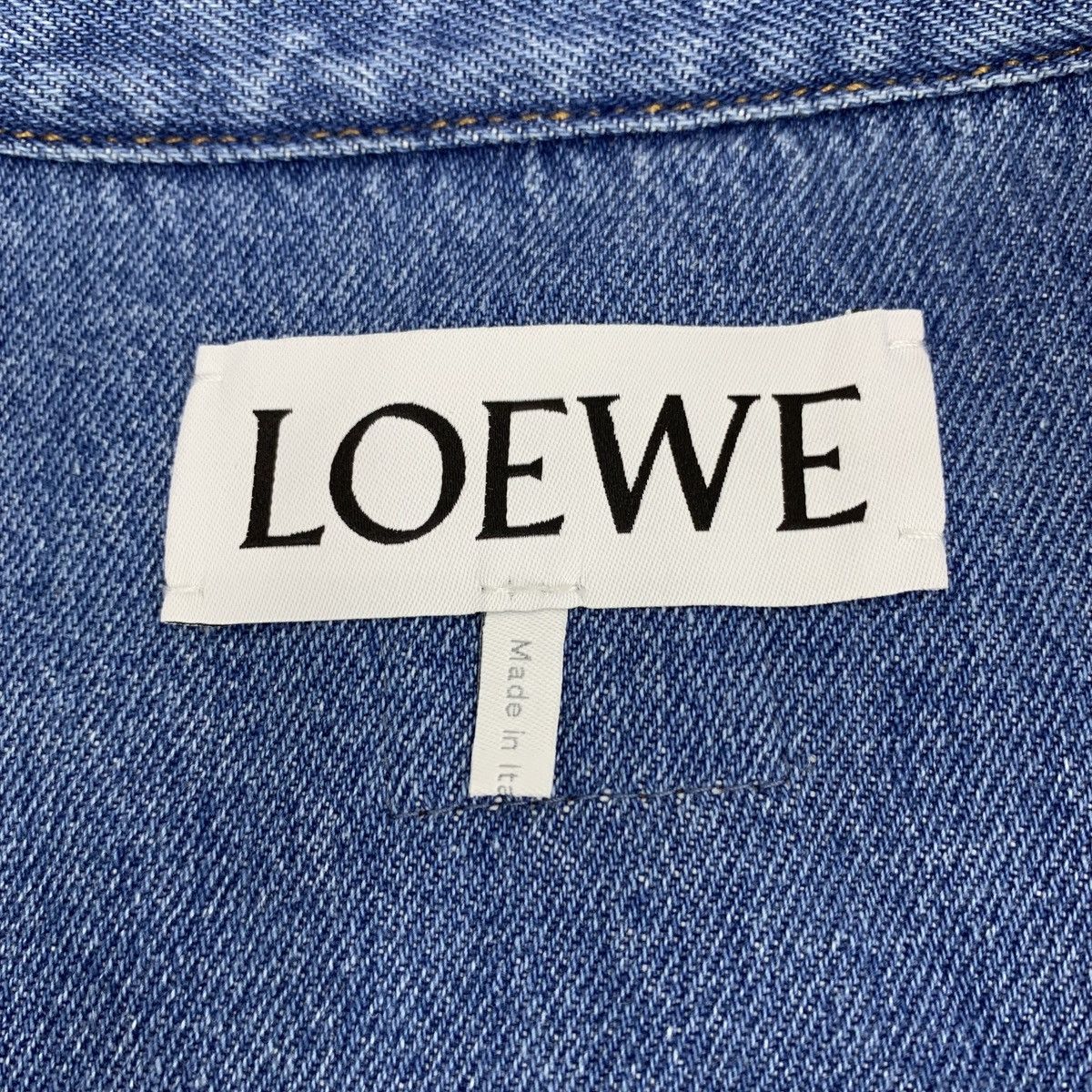 Loewe Loewe Single-breasted Long Sleeve Denim Shirt Jacket K26WX Size XS / US 0-2 / IT 36-38 - 7 Thumbnail