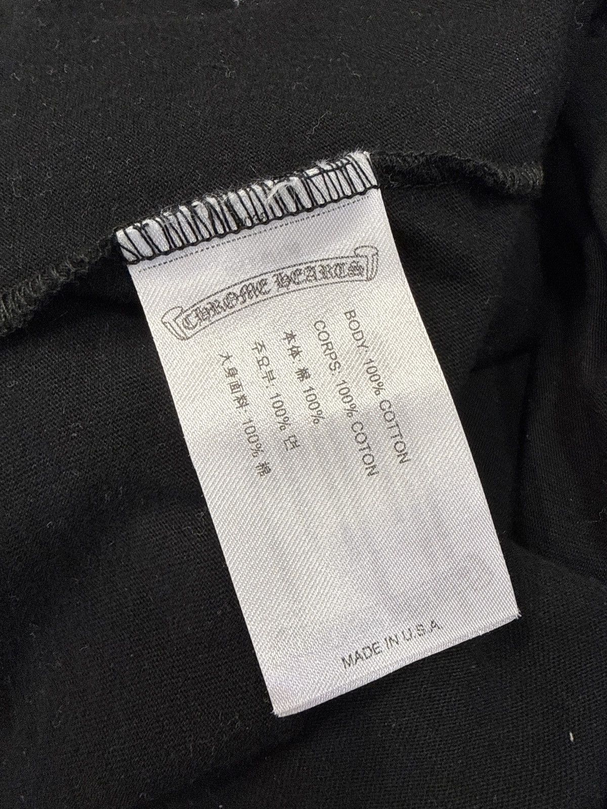 Chrome Hearts Chrome Hearts Black Olive Neck Logo Long Sleeve Size US XXL / EU 58 / 5 - 4 Thumbnail