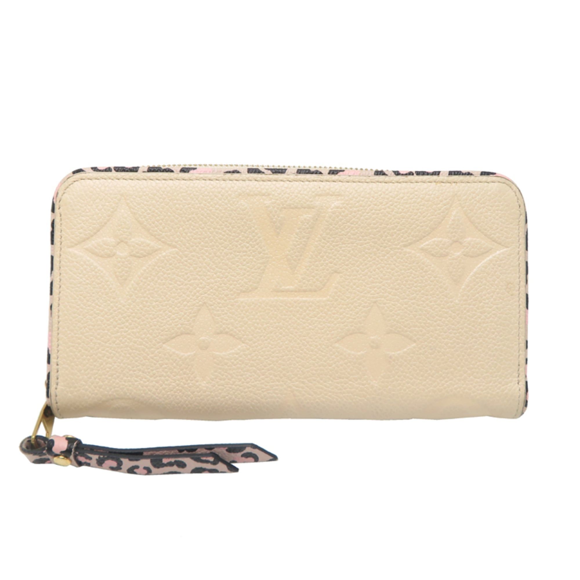 Louis Vuitton Louis Vuitton Wild at Heart Zippy Wallet Women's Long M80685 (Discontinued) Monogram Empreinte Crème (Beige) Size ONE SIZE - 1 Thumbnail