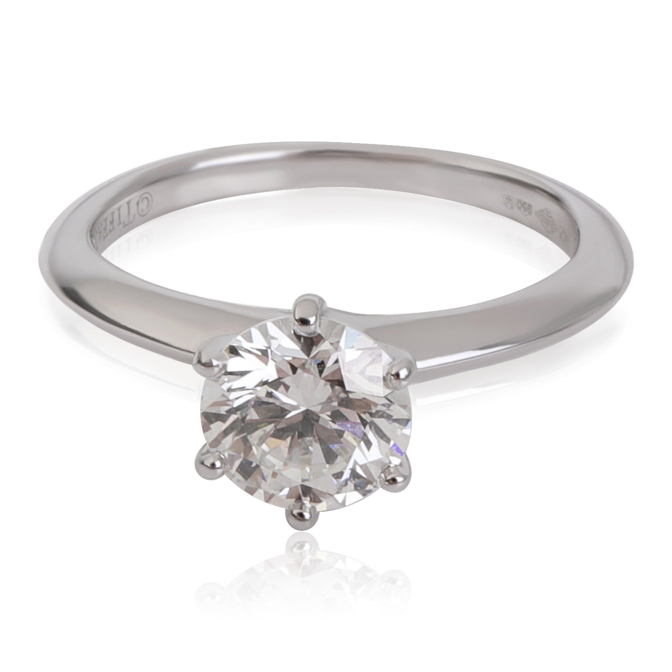 Tiffany & Co. Tiffany & Co. Diamond Engagement Ring in Platinum (0.94 ct I/VVS1) Size ONE SIZE - 1 Preview