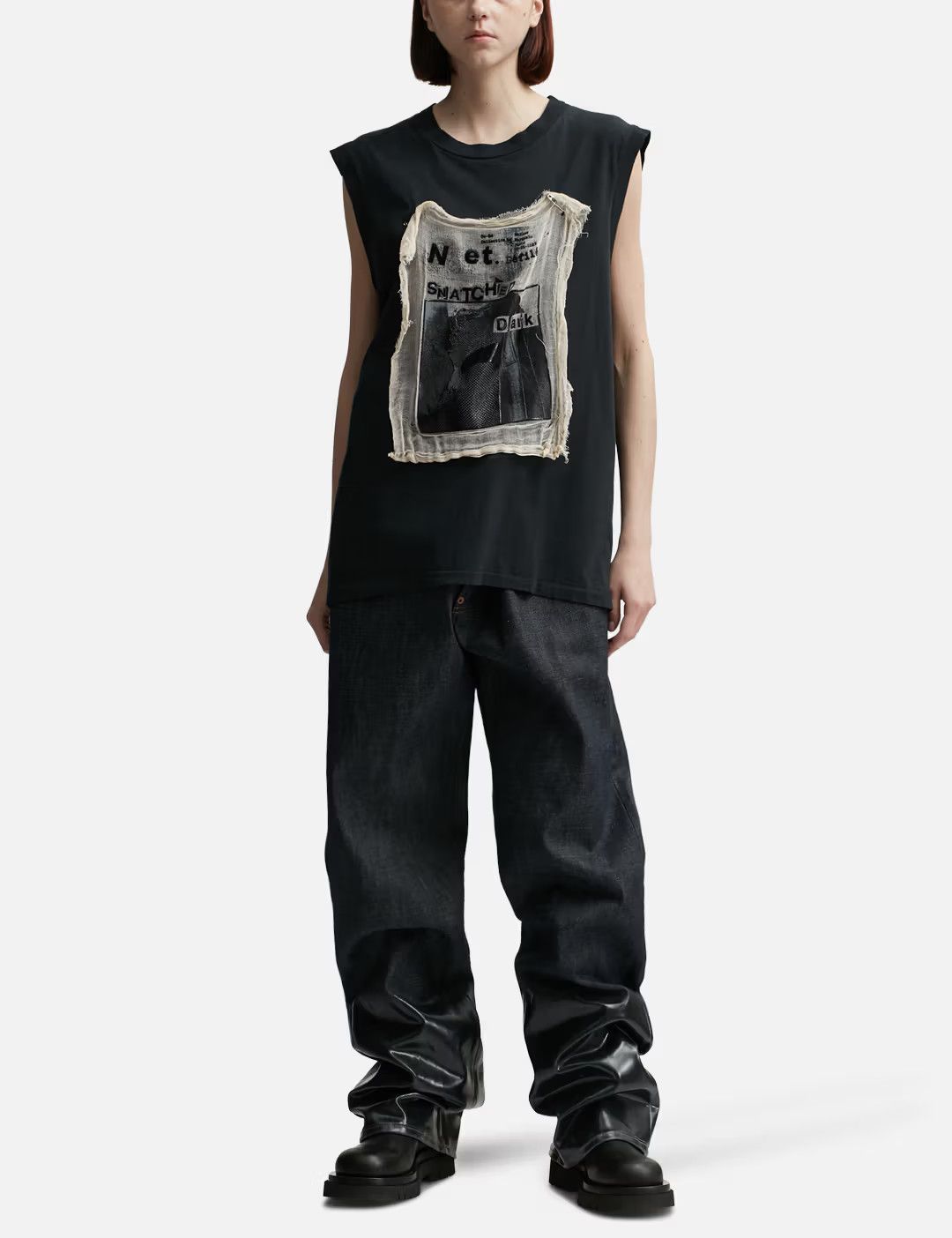 Maison Margiela o1loc1c1125 Invitation T-Shirt in Black Size M / US 6-8 / IT 42-44 - 4 Thumbnail