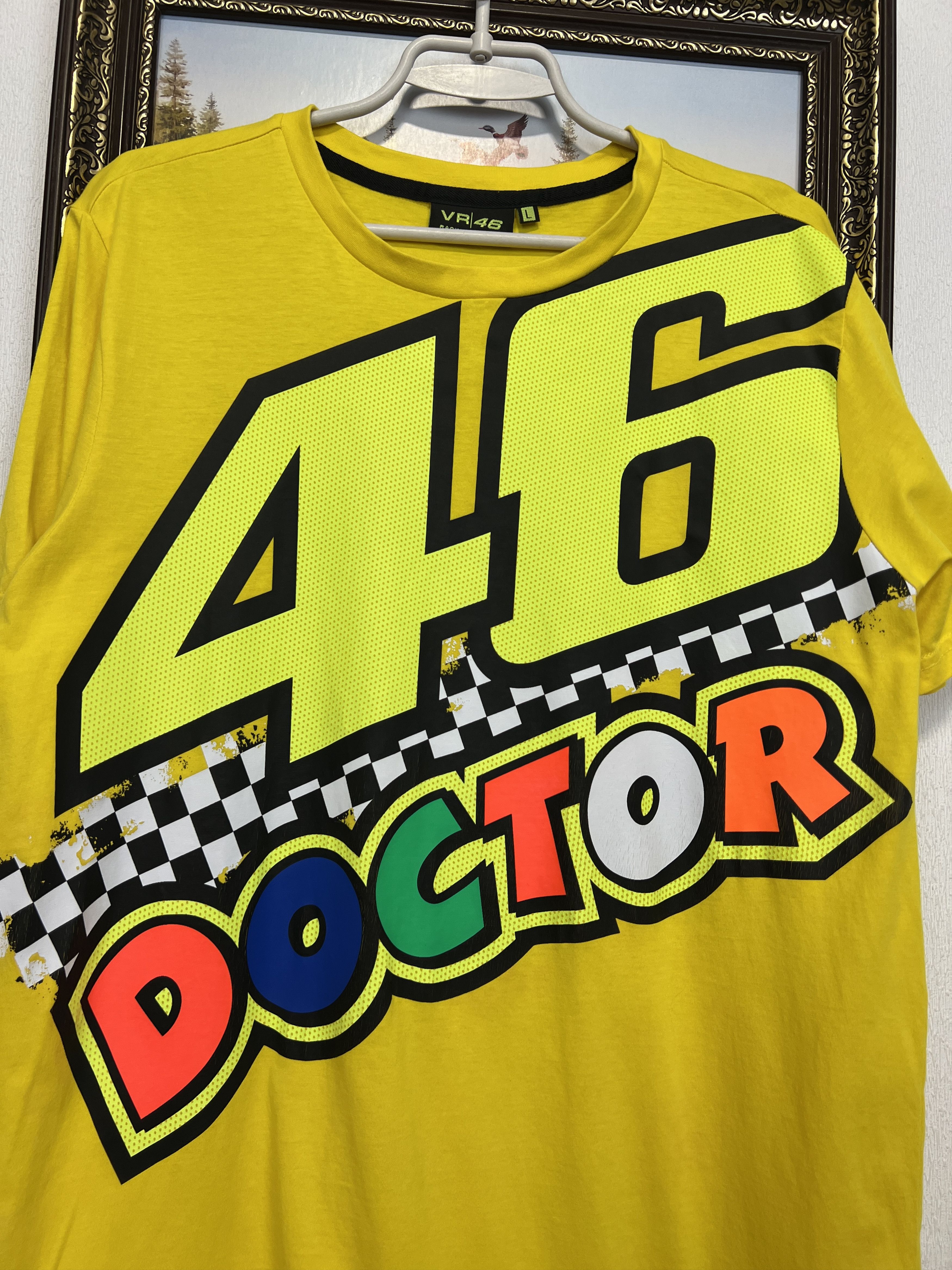 Vintage Valentino 46 The Doctor Sun Racing Yamaha Jersey Shirt Size US L / EU 52-54 / 3 - 3 Thumbnail