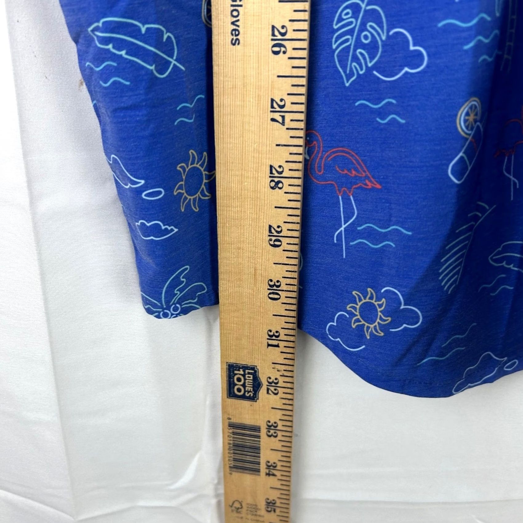 Vintage Magellan Outdoors Fish Gear Button-Up Shirt Mens Large Blue Tropical Flamingo Pattern Hawaiian Tropical Shirt Size US L / EU 52-54 / 3 - 7 Thumbnail