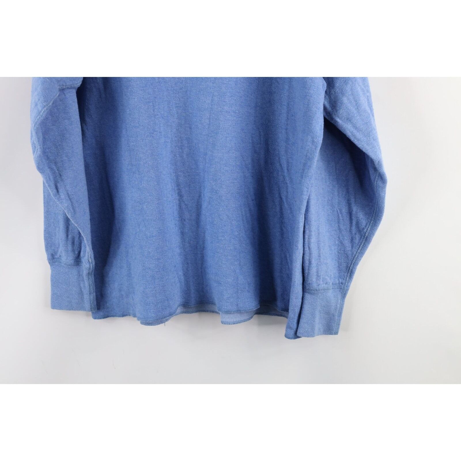 L.L. Bean × Vintage Vintage 90s LL Bean Rivers Driver Henley T-Shirt Blue USA Size US L / EU 52-54 / 3 - 10 Thumbnail