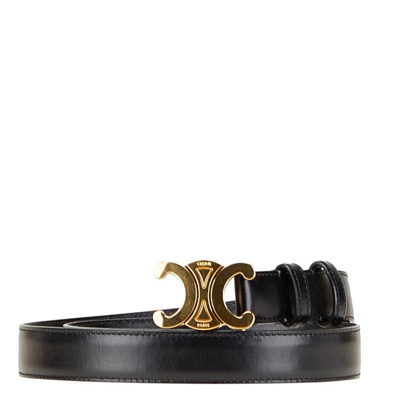 Celine Celine Celine Triomphe Leather Belt Leather Other DUTY FREE for USA Size ONE SIZE - 1 Thumbnail