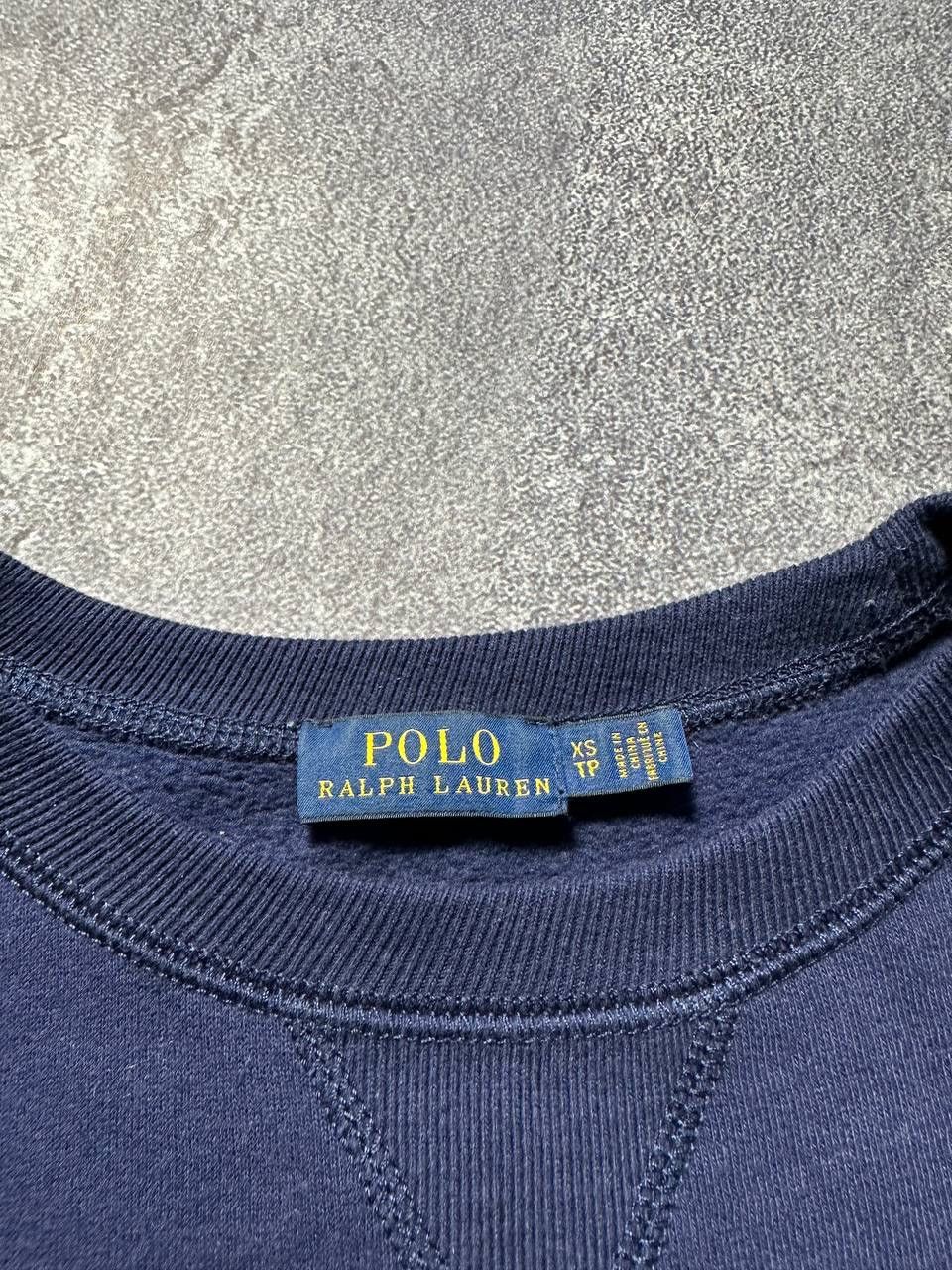 Polo Ralph Lauren × Vintage Polo Ralph Lauren Sweatshirt Blue Size XS Size XS / US 0-2 / IT 36-38 - 4 Thumbnail