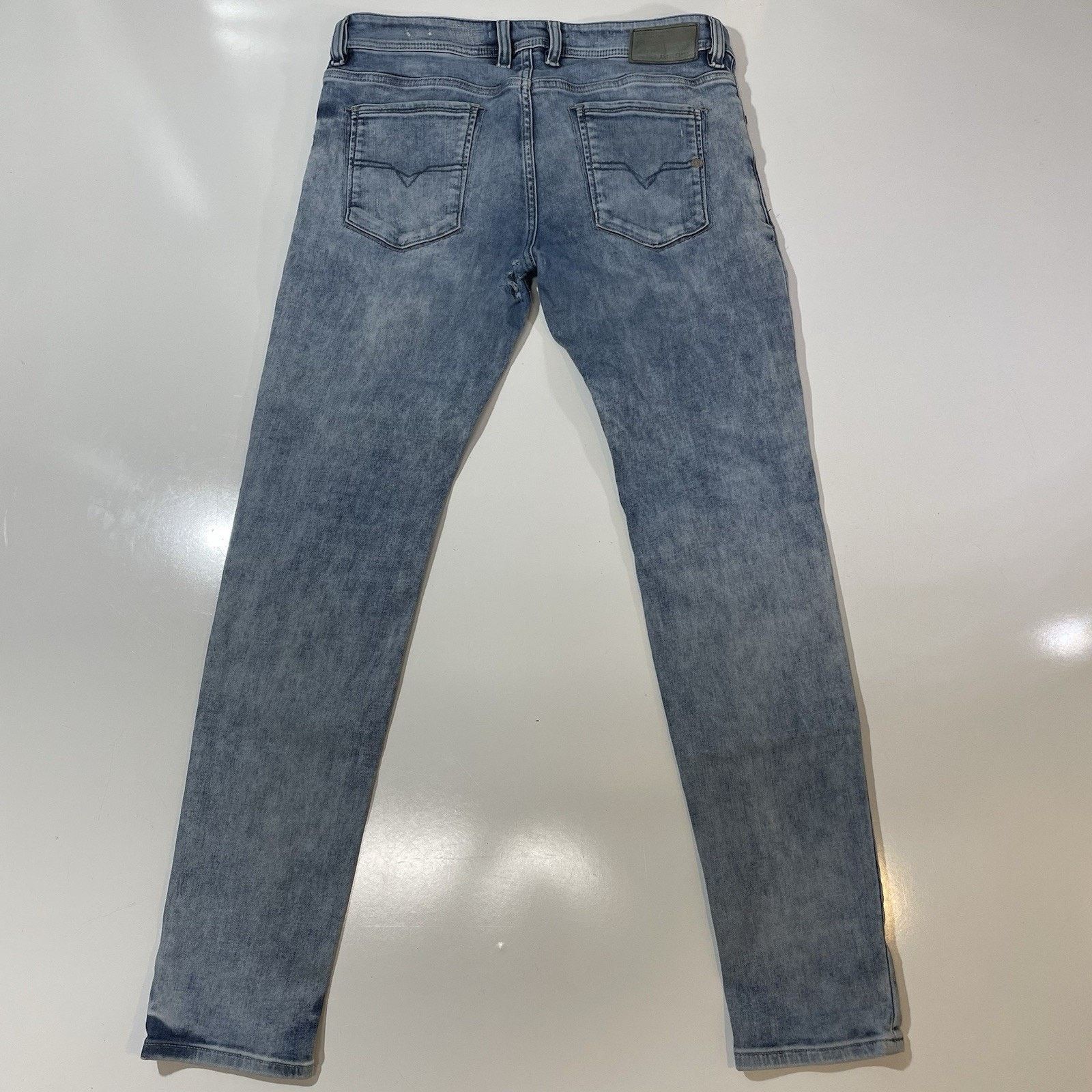Diesel Diesel Jeans Men’s Blue Denim Sleenker Skinny *Flawed 33x30 Size US 33 - 5 Thumbnail