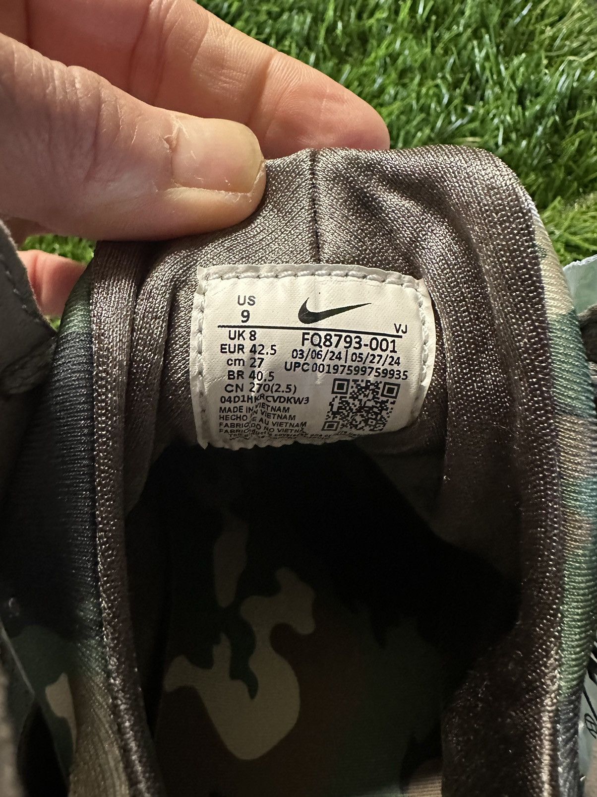 Corteiz × Nike Corteiz x Nike Air Trainer Huarache Gully Grey Size 9 M Size US 9 / EU 42 - 5 Thumbnail