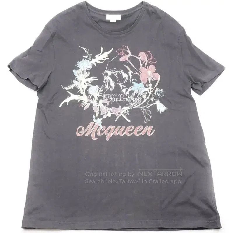 Alexander McQueen Alexander McQueen Skull Print Black T-shirt . Size US XL / EU 56 / 4 - 1 Thumbnail