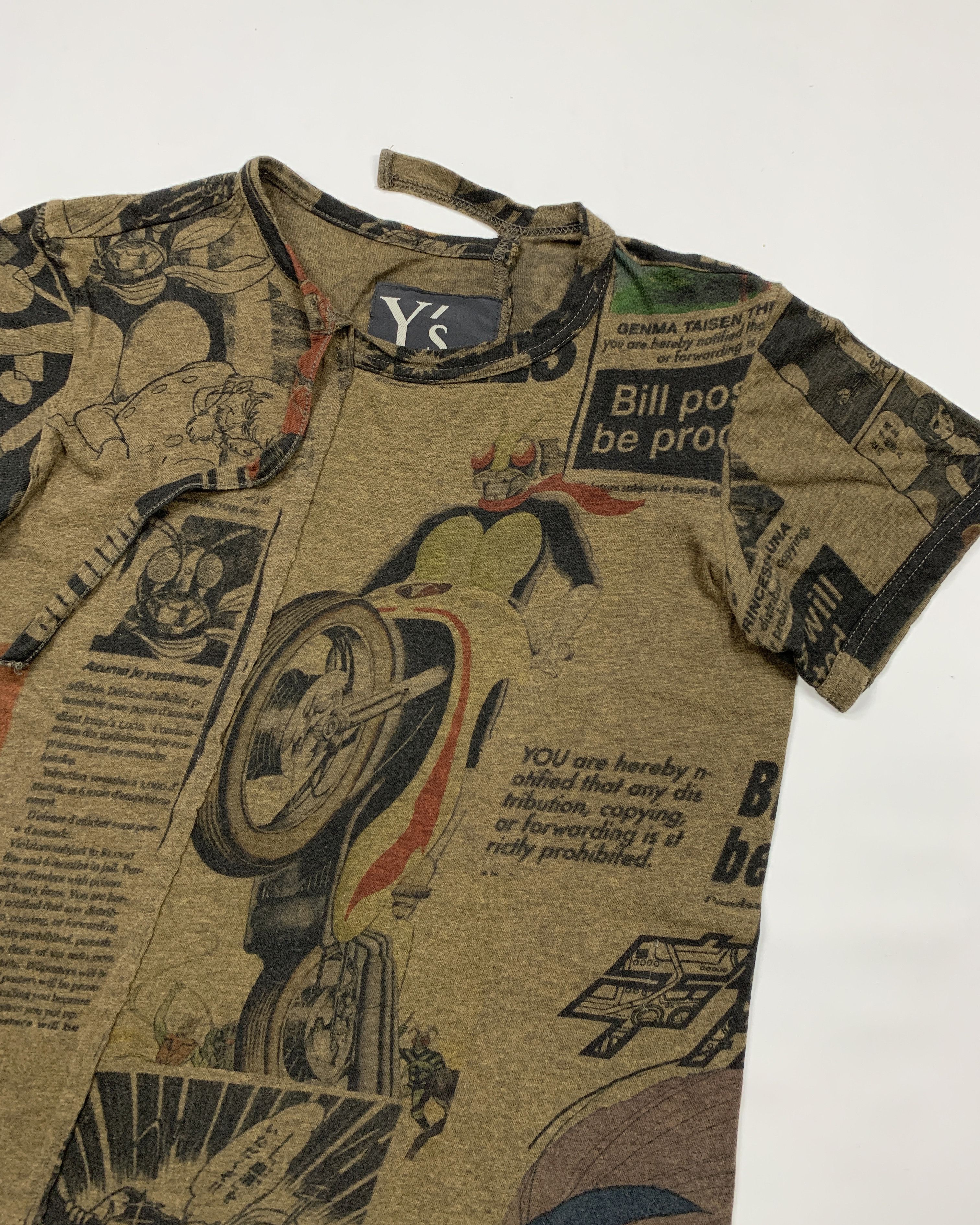 Yohji Yamamoto 2007 Kamen Rider Manga T-Shirt Size S / US 4 / IT 40 - 4 Thumbnail