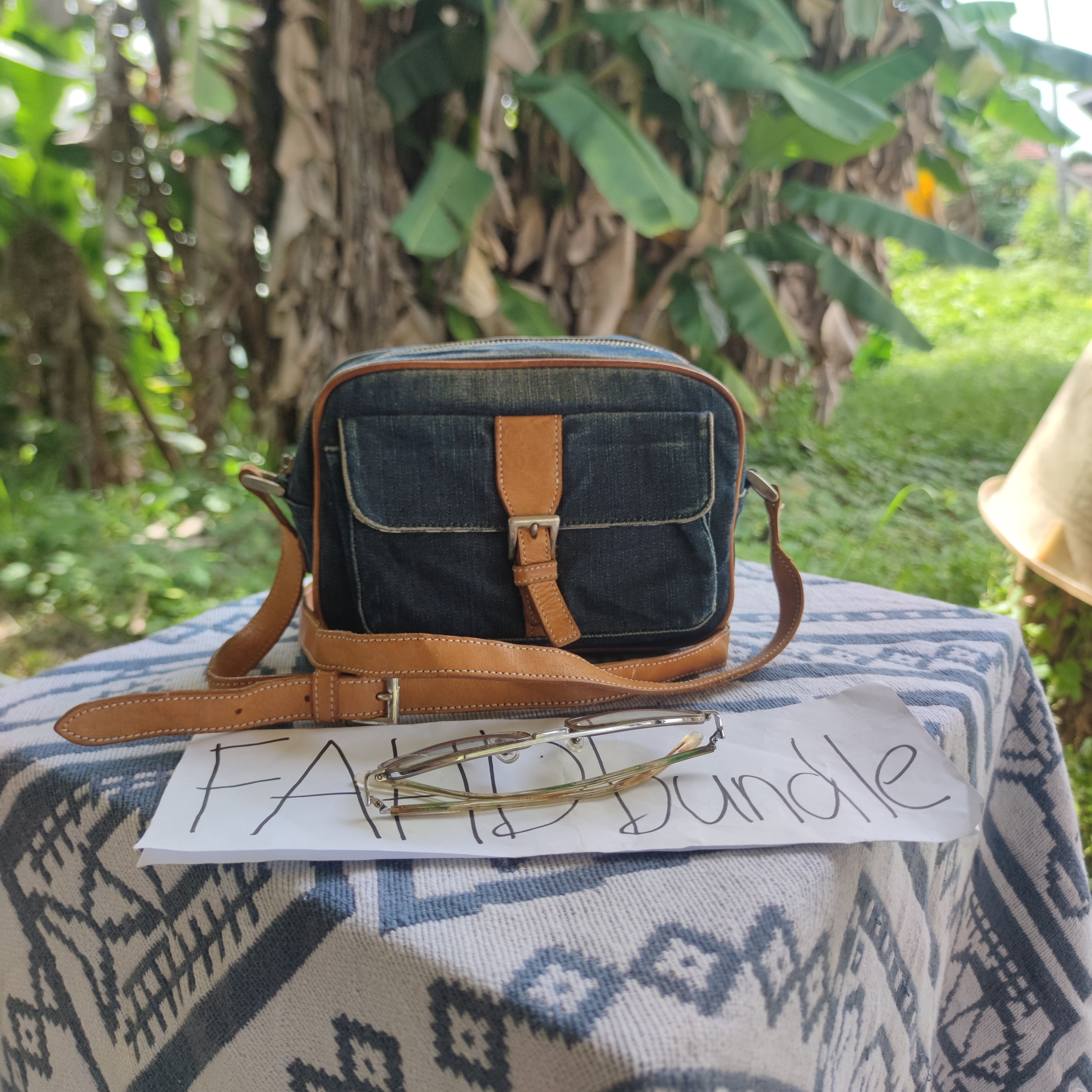 Burberry BURBERRY DENIM SLINGBAG Size ONE SIZE - 1 Thumbnail