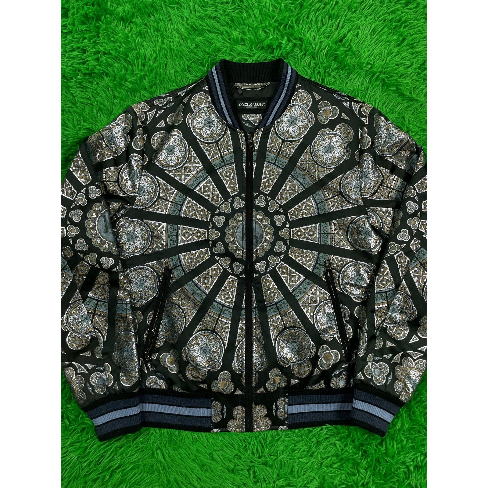 Dolce & Gabbana D&G Blazer Jacket Silver Blue 48 Used Size US M / EU 48-50 / 2 - 1 Thumbnail