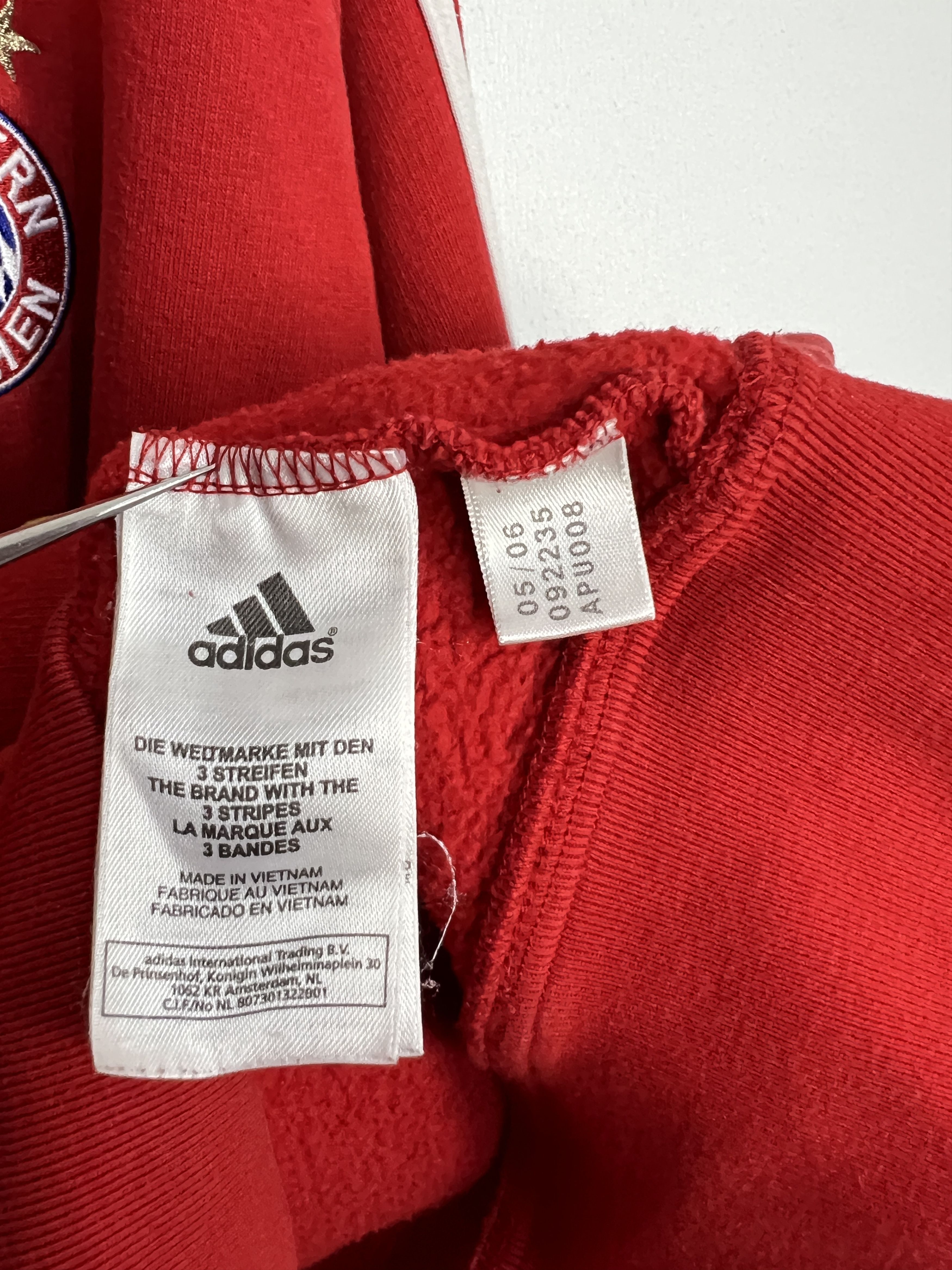 Adidas Vintage Bayern Munich Football Jacket Soccer Track Top Size US XL / EU 56 / 4 - 9 Thumbnail