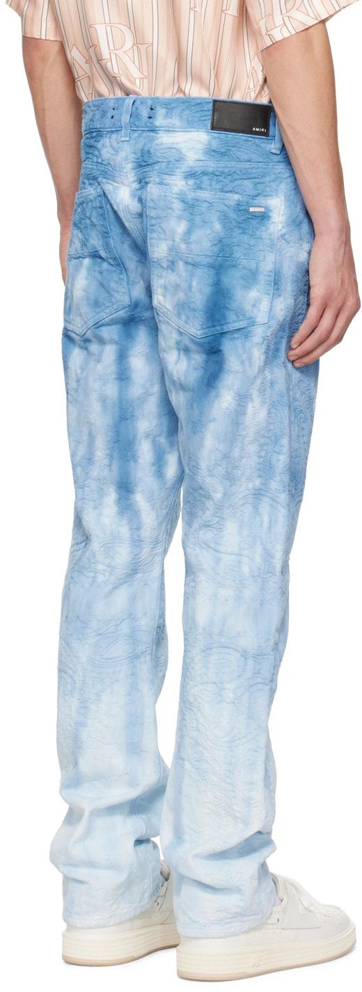 Amiri o1s1wg110425 Tie-Dye Jeans in Blue Size US 30 / EU 46 - 3 Thumbnail