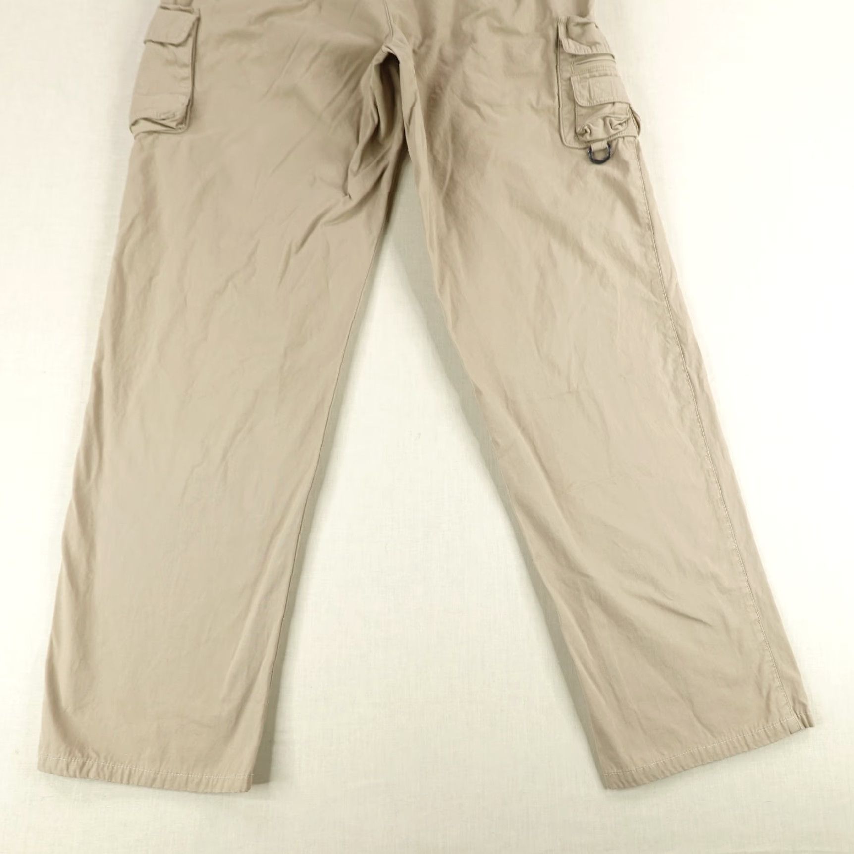 Orvis VINTAGE Orvis Pants Mens 40 Beige Cargo Khaki Cotton Relaxed Straight Inseam 34" 40 Regular Mens Size US 40 / EU 56 - 7 Thumbnail