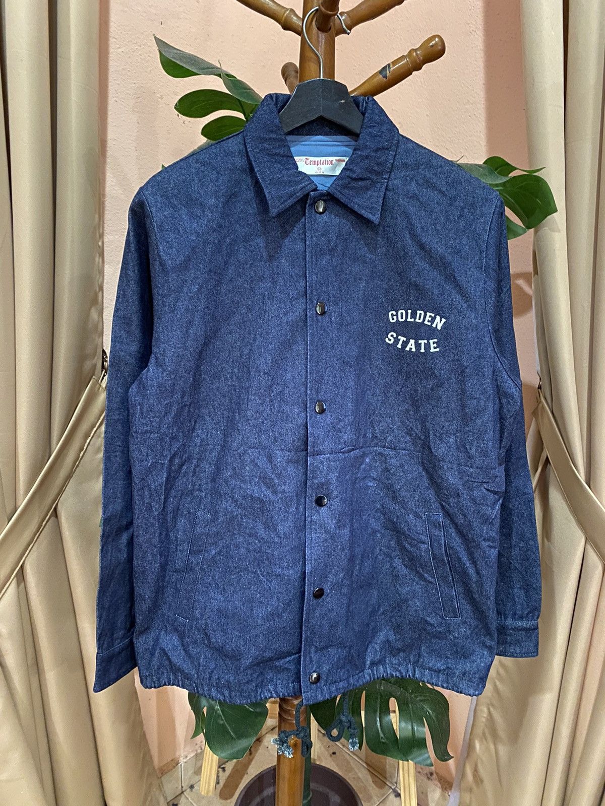 Japanese Brand Vintage Temptation Golden State Denim Jacket Size US M / EU 48-50 / 2 - 1 Thumbnail