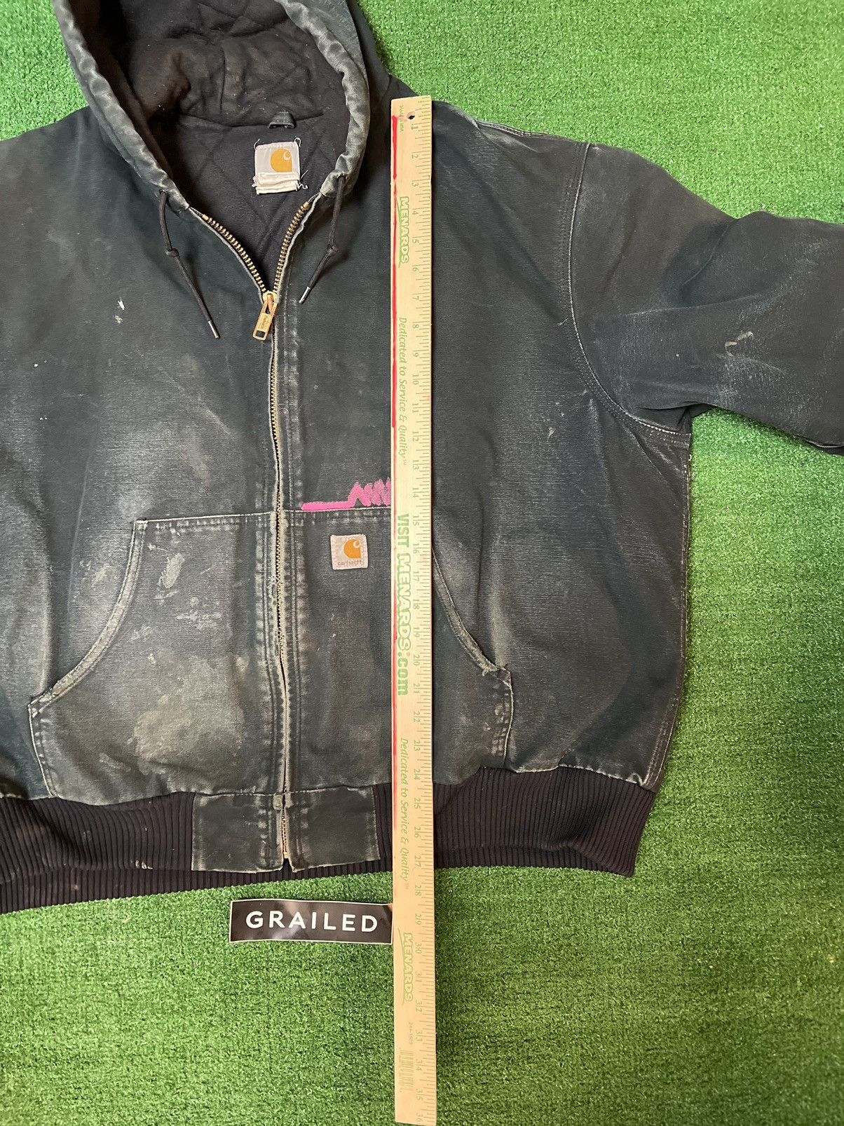 Carhartt × Vintage 1/1 Black Vintage Carhartt Rare Size US XL / EU 56 / 4 - 10 Thumbnail