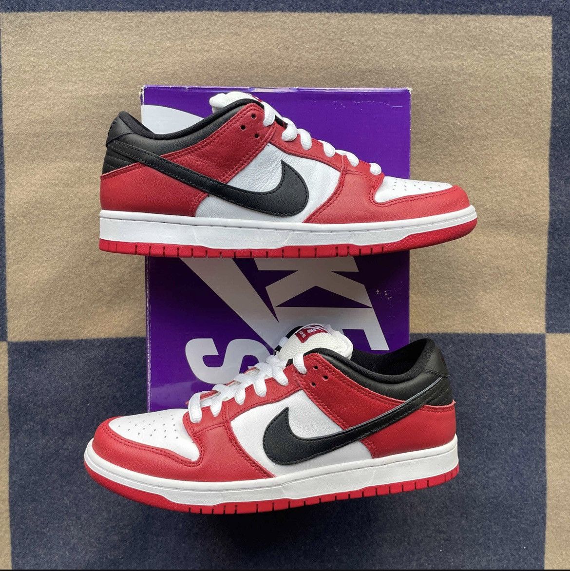 Size 10 - Nike SB Dunk Low J-Pack Chicago Red Black