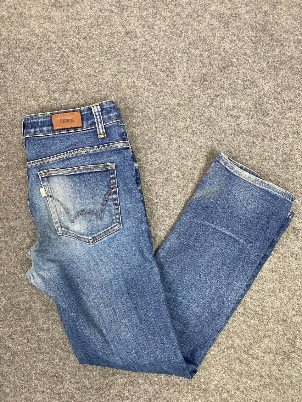 Edwin vintage edwin japanese brands distressed denim Size 32" / US 10 / IT 46 - 2 Thumbnail