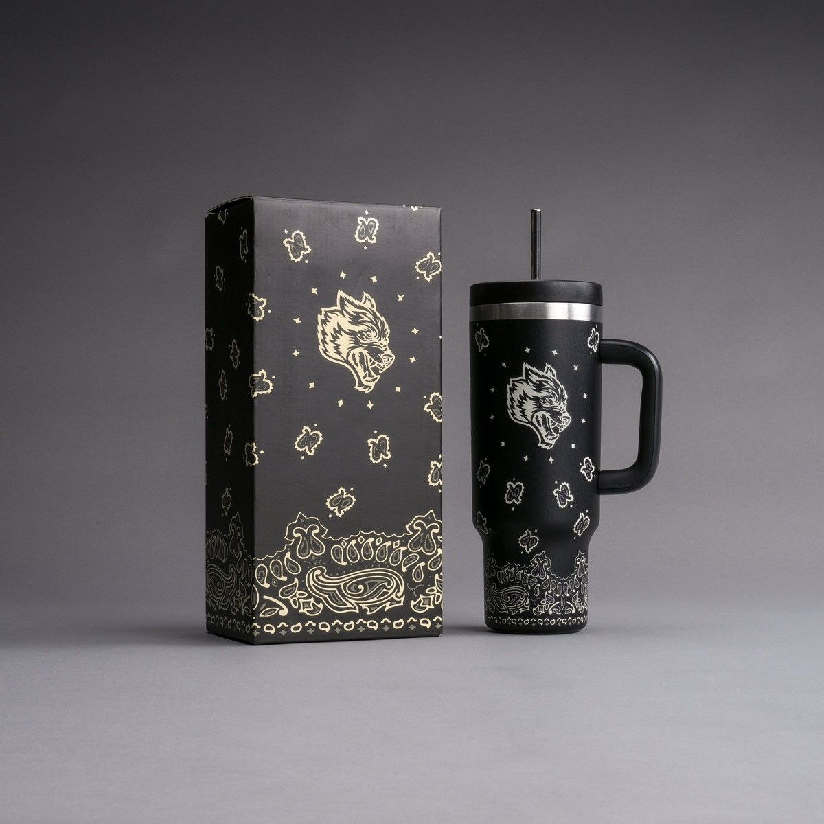 Darc Sport Western Wolf Travel Tumbler Size ONE SIZE - 2 Thumbnail