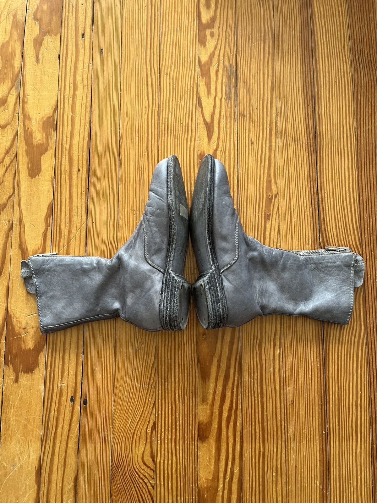 Guidi Guidi 310 Front Zip Boot Horse Leather Grey Size US 6 / IT 36 - 4 Thumbnail