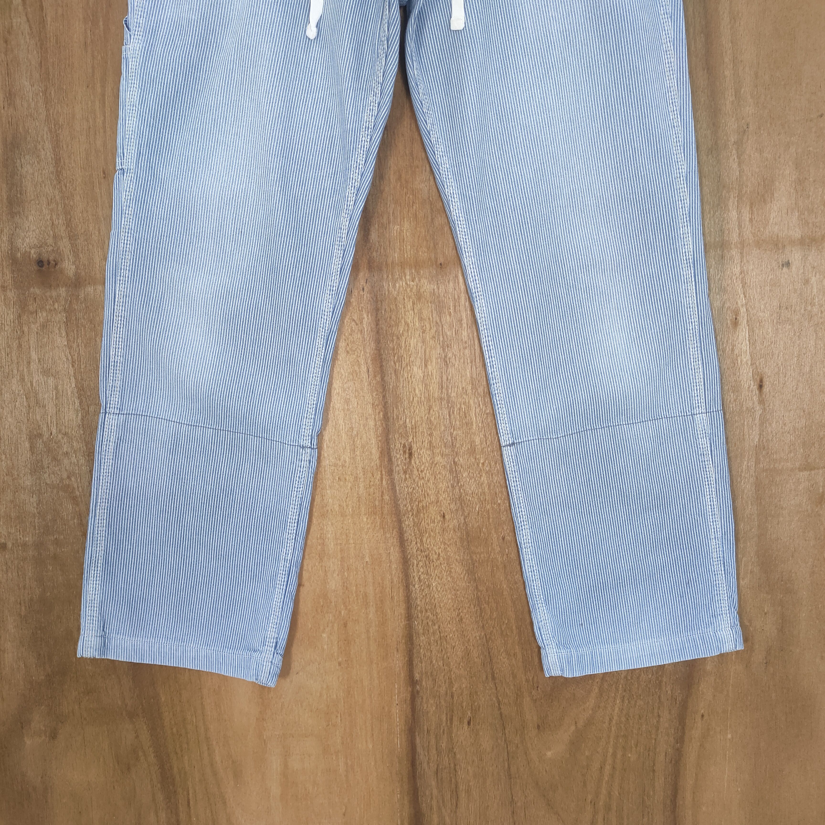 Oshkosh VINTAGE OSHKOSH HICKORY STRIPE CARGO PANTS Size US 34 / EU 50 - 5 Thumbnail